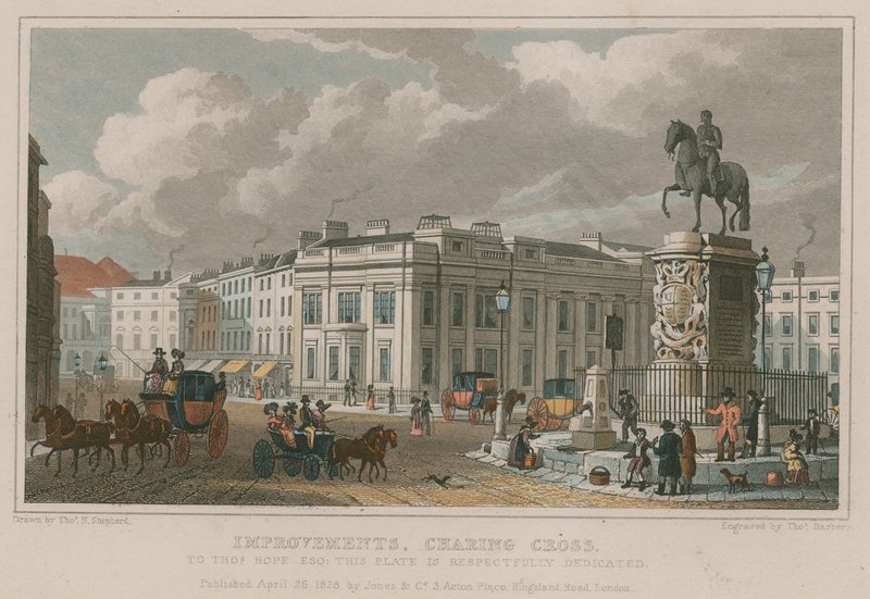 Fejlesztések, Charing Cross, London alkotó: Thomas Hosmer Shepherd