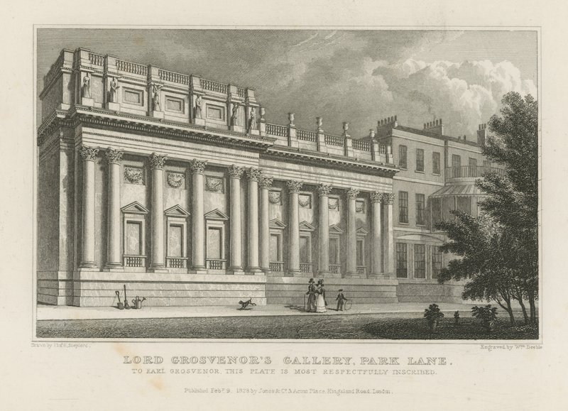 Lord Grosvenors Galéria a Park Lane-en alkotó: Thomas Hosmer Shepherd