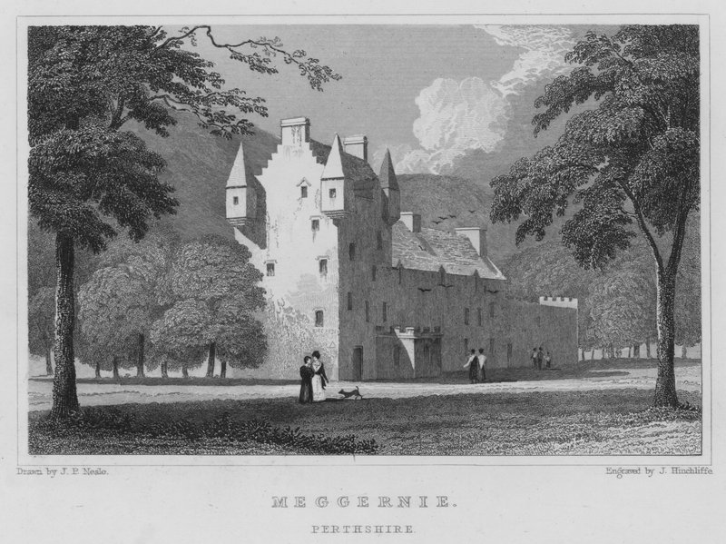 Meggernie, Perthshire (metszet) alkotó: Thomas Hosmer Shepherd