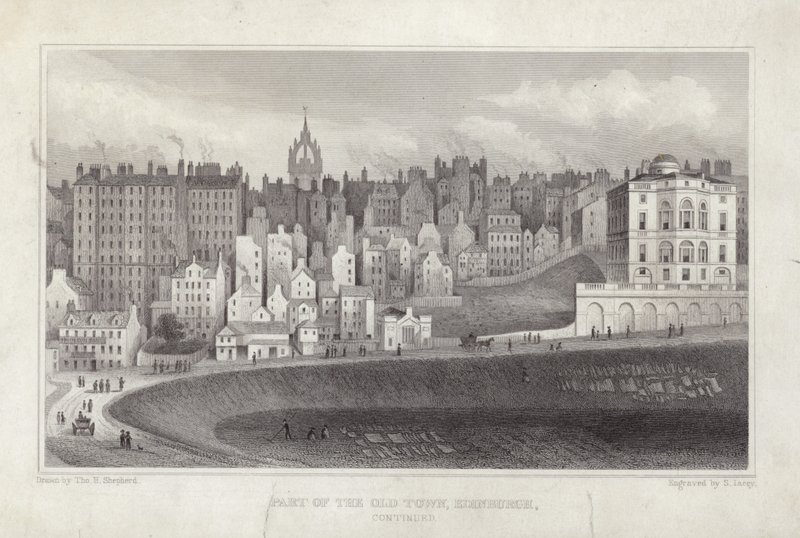 Edinburgh óvárosának része alkotó: Thomas Hosmer Shepherd