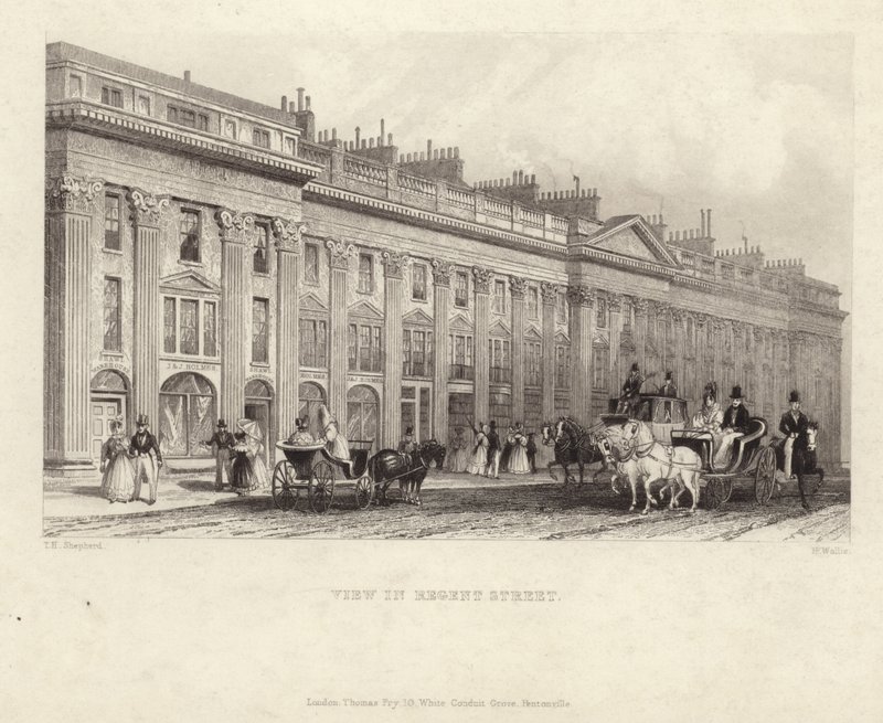 Regent Street alkotó: Thomas Hosmer Shepherd