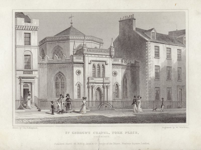 Szent György-kápolna, York Place alkotó: Thomas Hosmer Shepherd