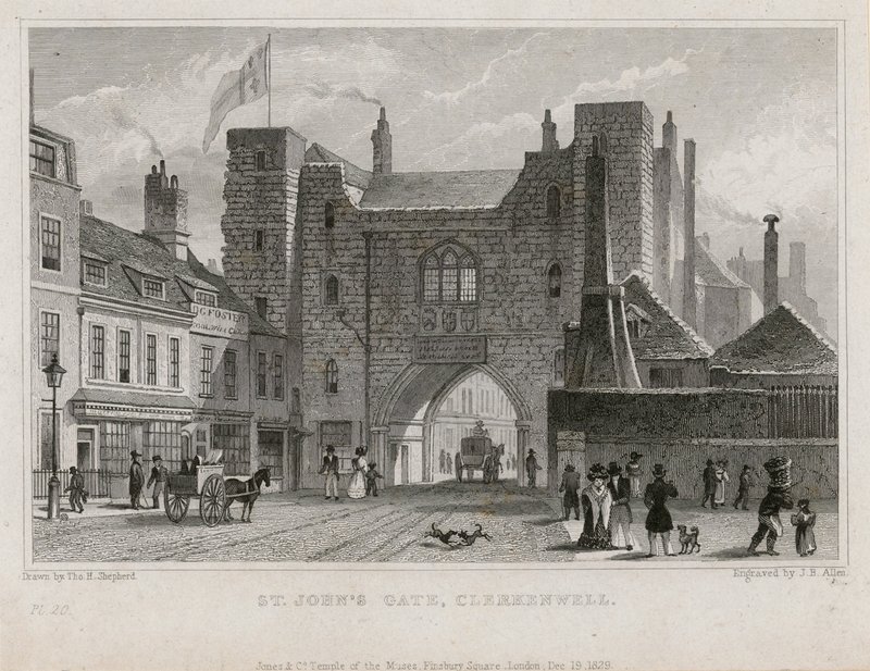 Szent János-kapu, Clerkenwell alkotó: Thomas Hosmer Shepherd