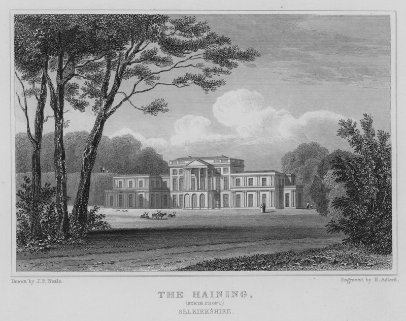 The Haining, North Front, Selkirkshire (metszet) alkotó: Thomas Hosmer Shepherd