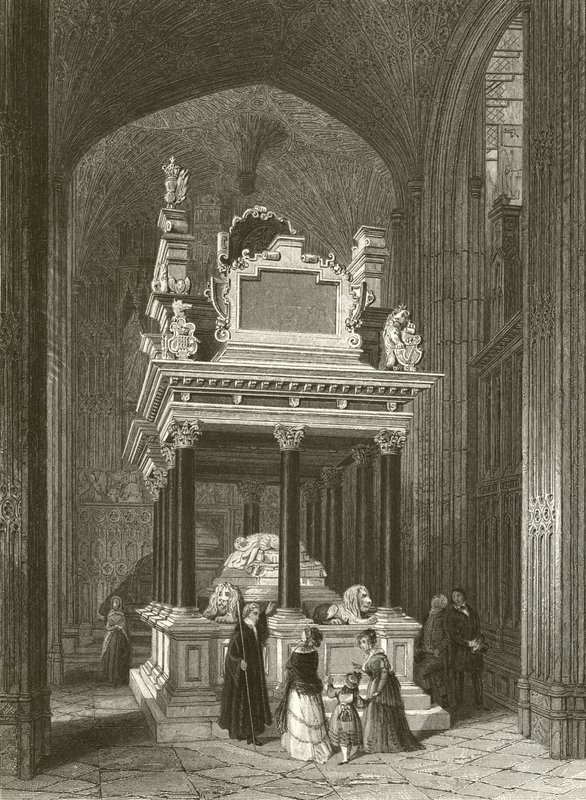Erzsébet királynő sírja alkotó: Thomas Hosmer Shepherd