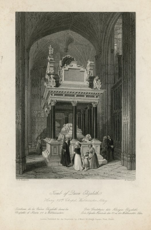 Erzsébet királynő sírja alkotó: Thomas Hosmer Shepherd