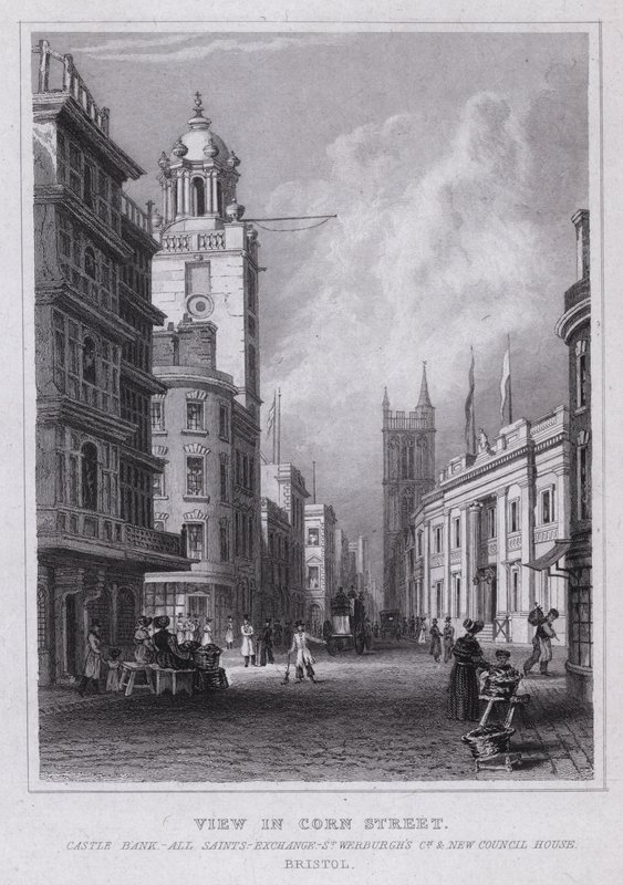 Kilátás: Corn Street, Castle Bank, All Saints, Exchange, St Werburgh