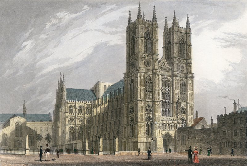 Westminster Abbey, Nyugati Front alkotó: Thomas Hosmer Shepherd