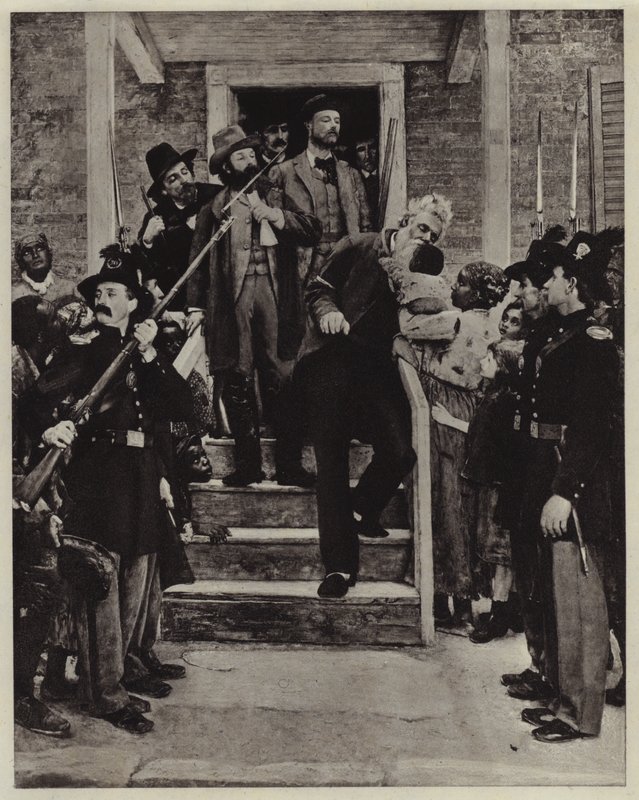 John Brown utolsó pillanatai (litho) alkotó: Thomas Hovenden