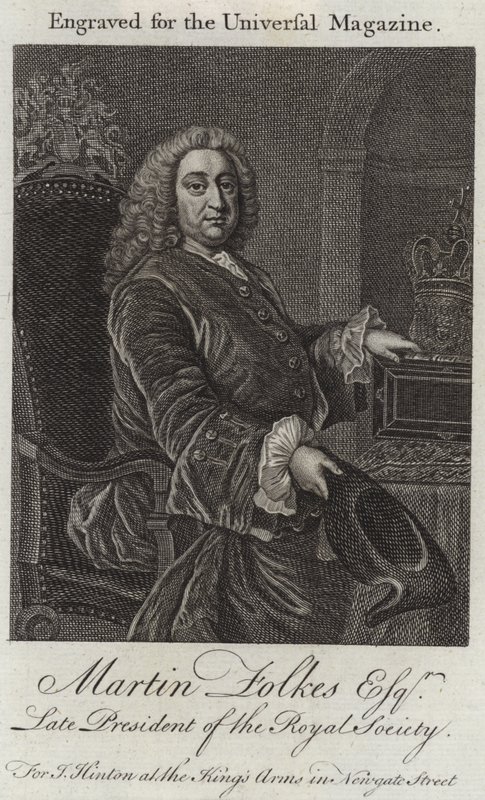 Martin Folkes alkotó: Thomas Hudson