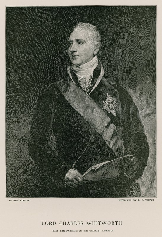 Lord Charles Whitworth alkotó: Thomas Lawrence