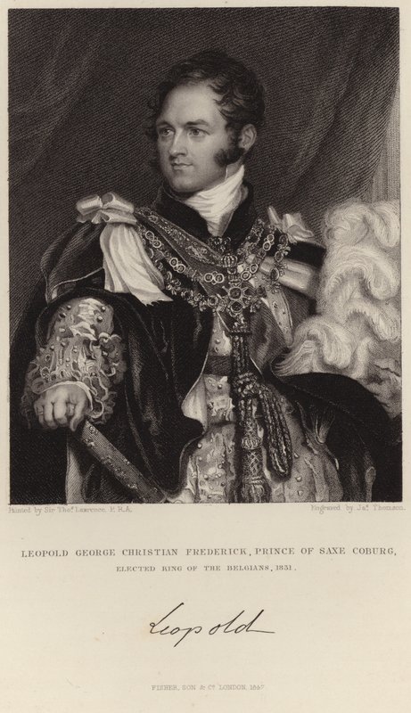 I. Lipót király portréja alkotó: Thomas Lawrence