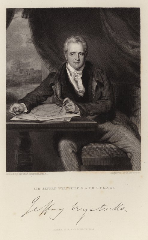Sir Jeffry Wyattville portréja alkotó: Thomas Lawrence