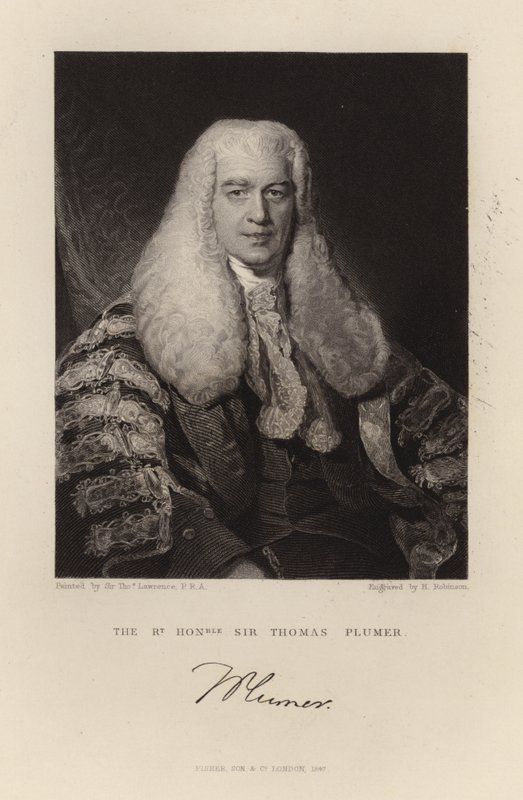 Sir Thomas Plumer alkotó: Thomas Lawrence