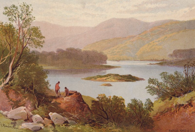 Killarney Lakes, Killarney (színes litho) alkotó: Thomas Leeson the Elder Rowbotham