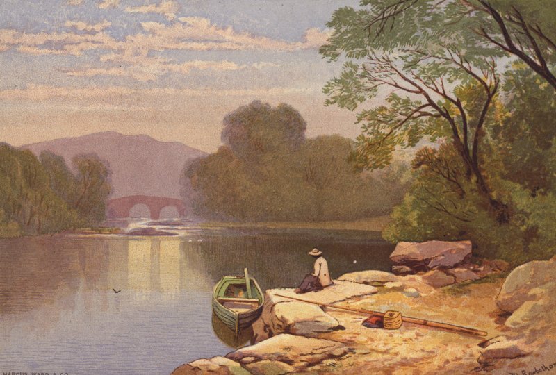 Killarney-tavak, Old Weir Bridge (színes litho) alkotó: Thomas Leeson the Elder Rowbotham