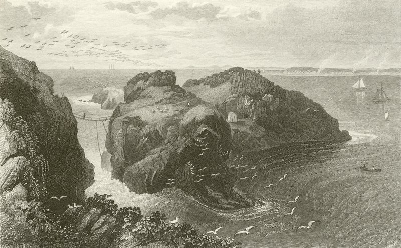 Carrick A Rede, Antrim partvidéke, Írország alkotó: Thomas Mann Baynes