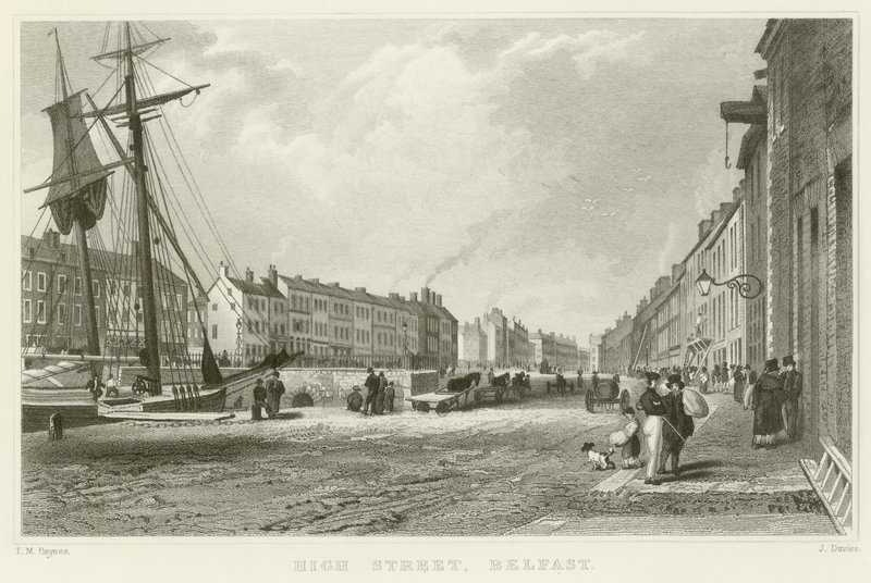 High Street Belfastban alkotó: Thomas Mann Baynes