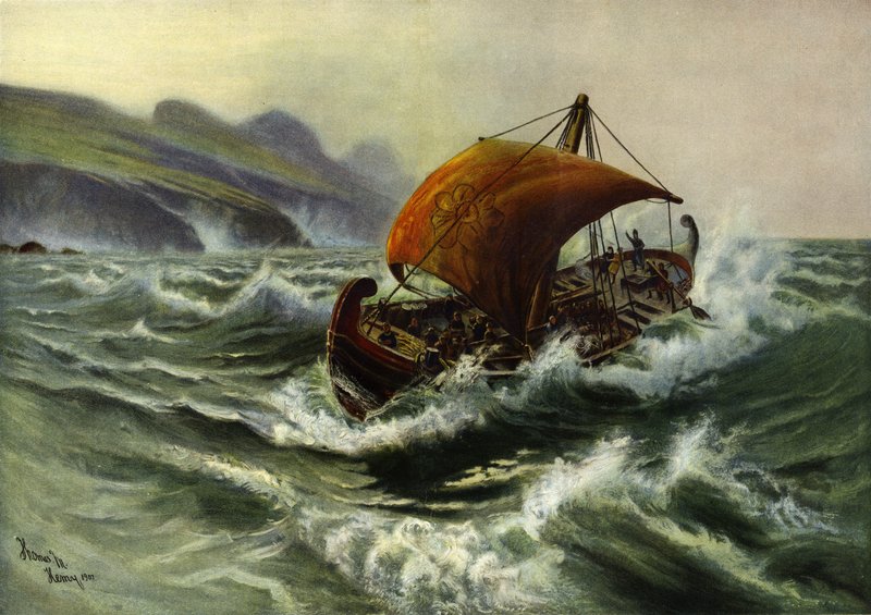 Föníciaiak ó-Angliában látogatóba alkotó: Thomas Marie Madawaska Hemy