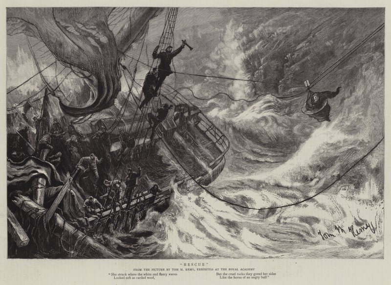 Rescue alkotó: Thomas Marie Madawaska Hemy