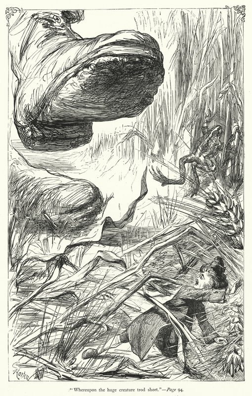 Illusztráció a Gulliver utazásaihoz, Jonathan Swift (metszet) alkotó: Thomas Morten
