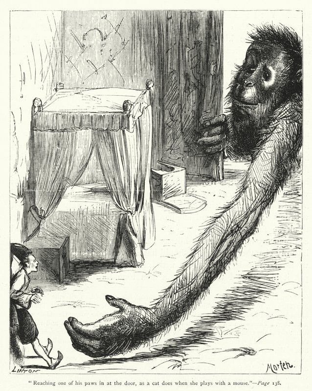 Illusztráció a Gulliver utazásaihoz, Jonathan Swift (metszet) alkotó: Thomas Morten