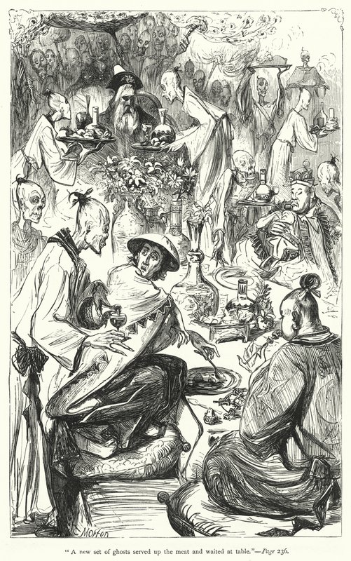 Illusztráció a Gulliver utazásaihoz, Jonathan Swift (metszet) alkotó: Thomas Morten