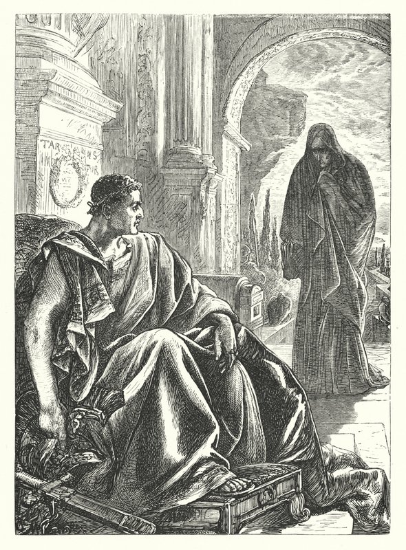 A kumai szibilla (metszet) alkotó: Thomas Morten