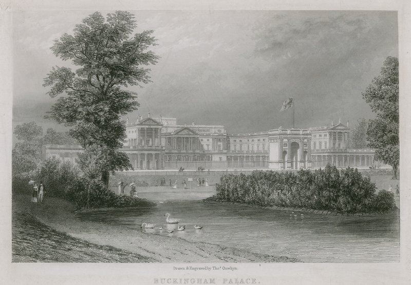 Buckingham-palota alkotó: Thomas Onwhyn