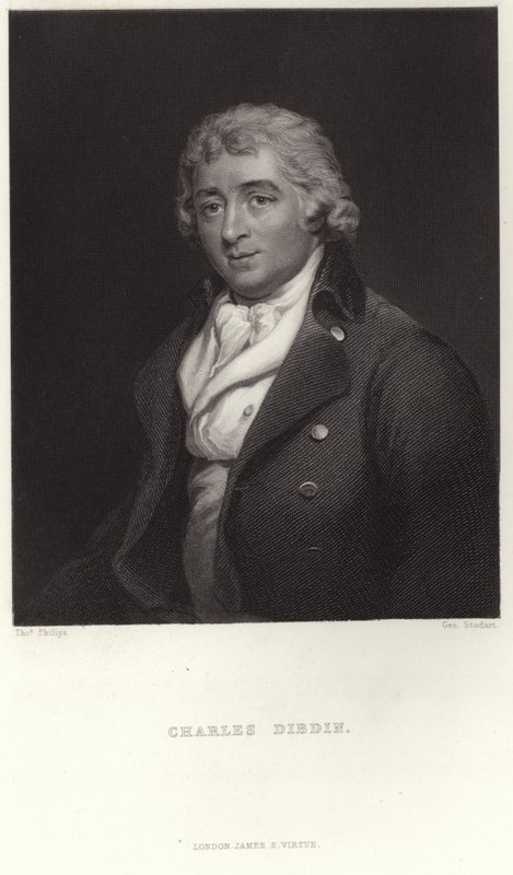 Charles Dibdin portréja alkotó: Thomas Phillips