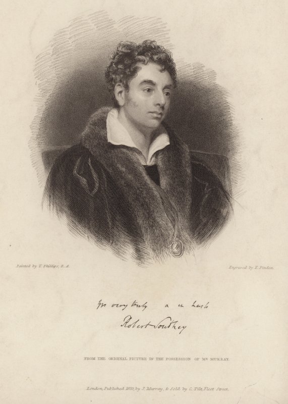 Robert Southey portréja alkotó: Thomas Phillips