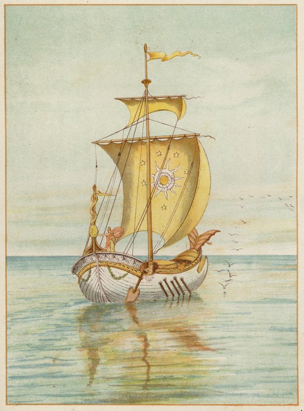 Perszeusz és Androméda vízen (színes litó) alkotó: Thomas Ralph Spence