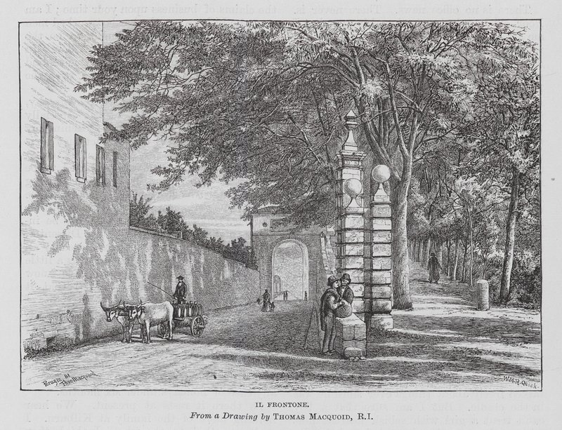 Il Frontone (metszet) alkotó: Thomas Robert Macquoid