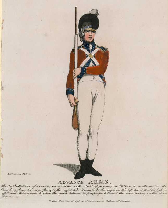 Clerkenwell Egyesület: Advance Arms alkotó: Thomas Rowlandson
