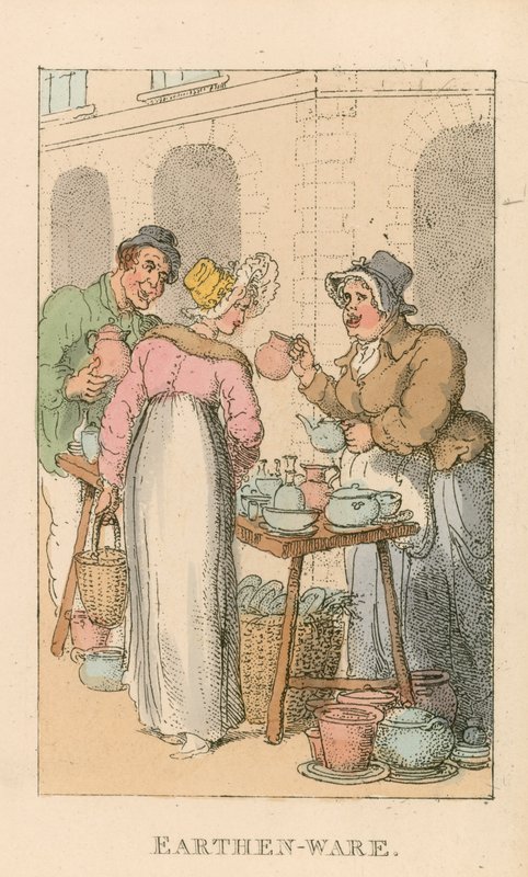 Agyagedény alkotó: Thomas Rowlandson
