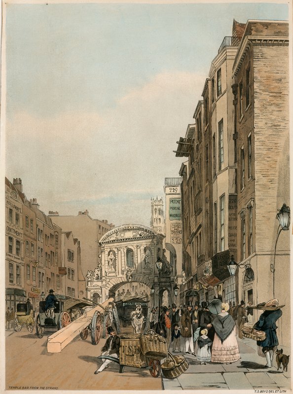 Temple Bar a londoni The Strandből alkotó: Thomas Shotter Boys