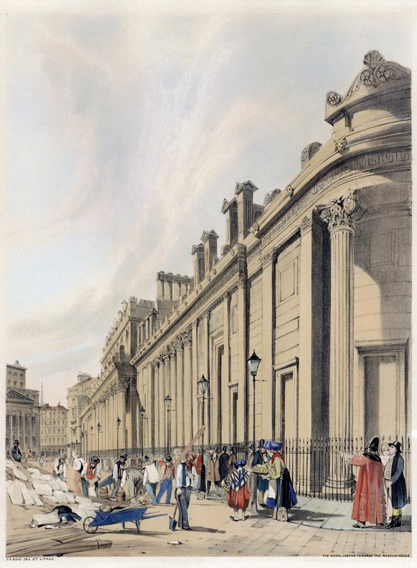 A Bank a Mansion House felé néz alkotó: Thomas Shotter Boys