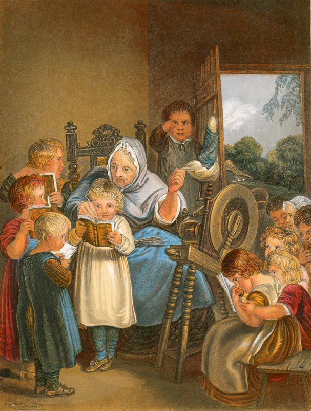 Az iskolavezetőnő alkotó: Thomas Stothard
