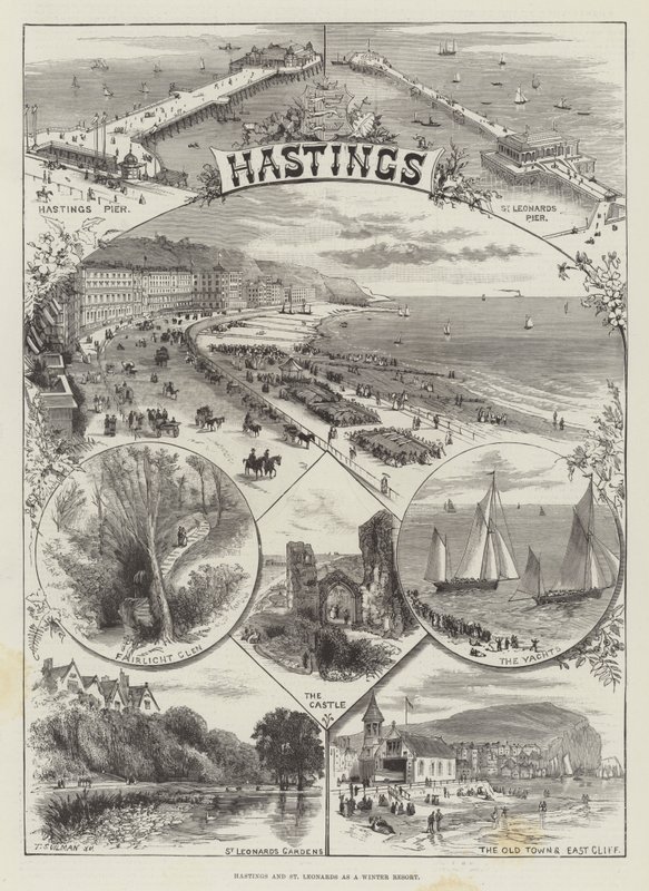 Hastings és St Leonards mint téli üdülőhely alkotó: Thomas Sulman