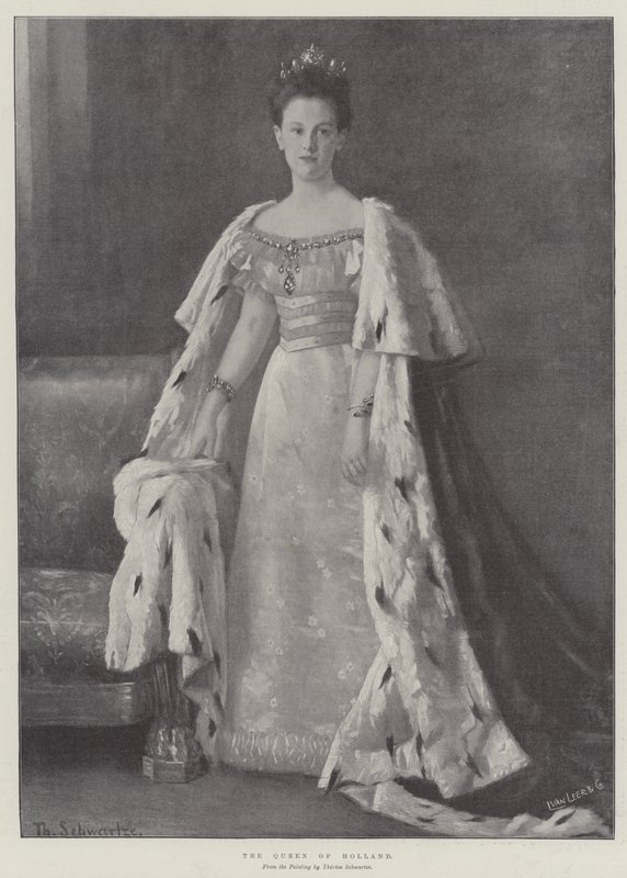 Hollandia királynője alkotó: Thérèse Schwartze