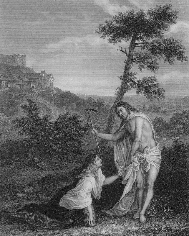 Krisztus megjelenése feltámadása után alkotó: Tiziano Vecelli