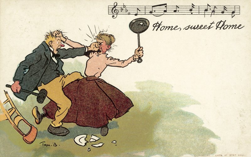 Otthon Édes Otthon, családon belüli erőszak alkotó: Tom Browne