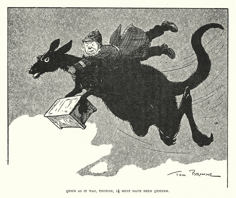 Bármilyen gyors volt, gyorsabbnak kellett lennie (litho) alkotó: Tom Browne