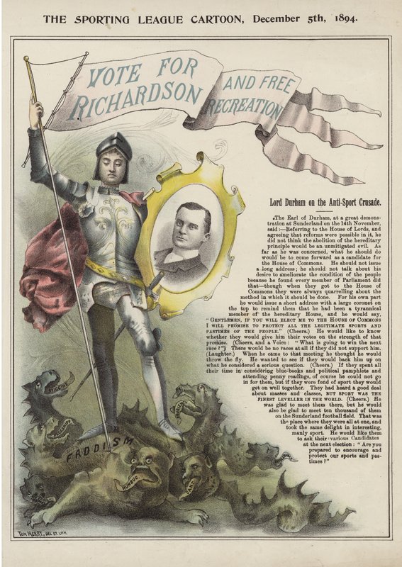Vote for Richardson (színes litográfia) alkotó: Tom Merry