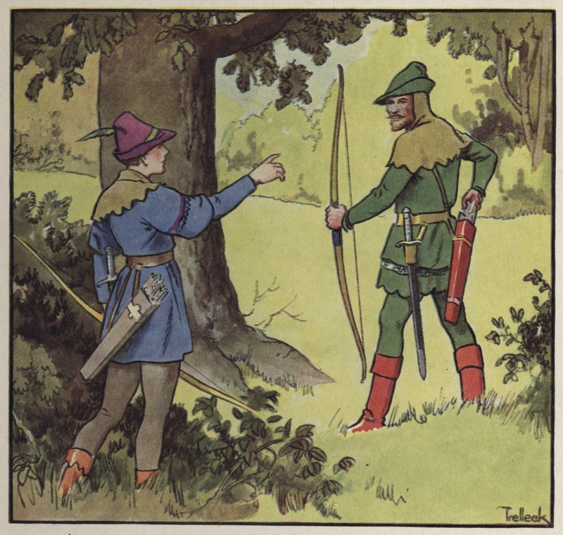 Robin Hood és vidám emberei (színes litó) alkotó: Trelleek Trelleek