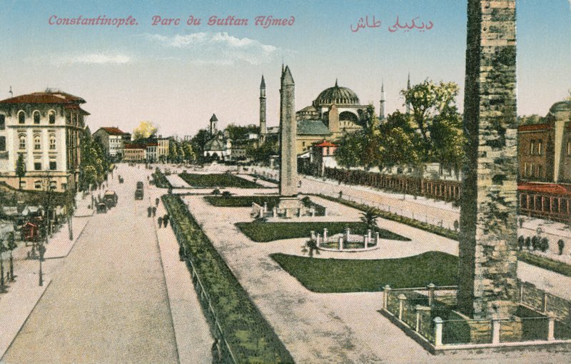 Sultan Ahmed Park, Konstantinápoly, Törökország alkotó: Turkish Photographer