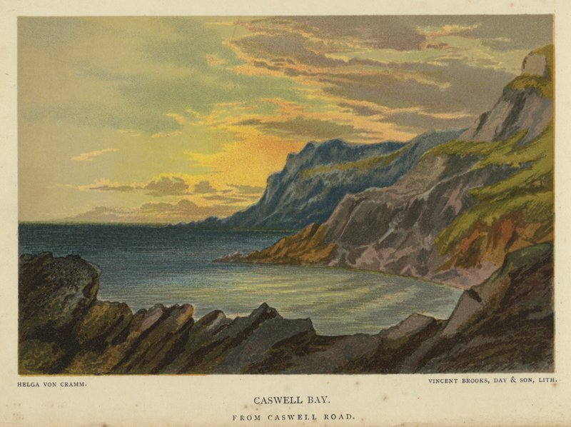 Caswell Bay, a Caswell Roadról alkotó: Unbekannt Unbekannt
