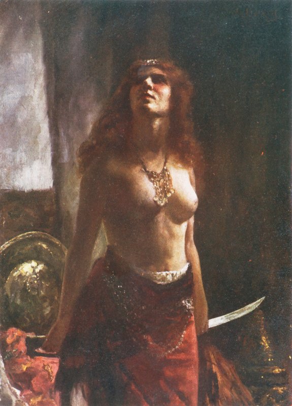 Az asszír sátorban (színes litó) alkotó: Valentine Davis