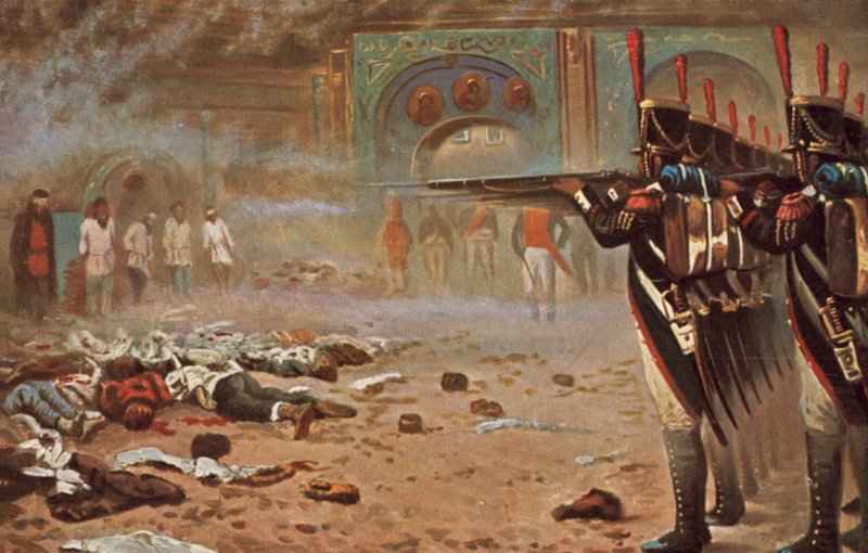 A legyőzött Moszkvában alkotó: Vasili Vasilievich Vereshchagin