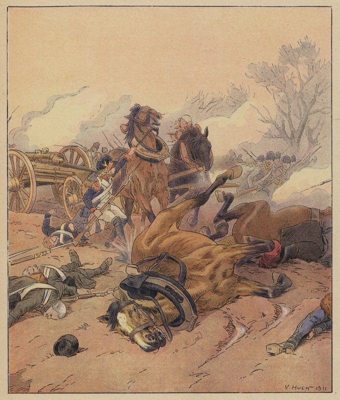 A francia csapatok elfoglalják az ellenséges vonalakat a wissembourgi csatában, francia függetlenségi háborúk, 1793 alkotó: Victor Huen